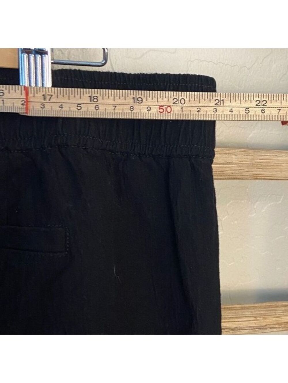 Lane Bryant Black Cotton Rayon Shorts Size 18 - Picture 3 of 5